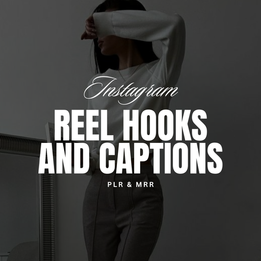 Reel Hooks & Captions Ebook With MRR