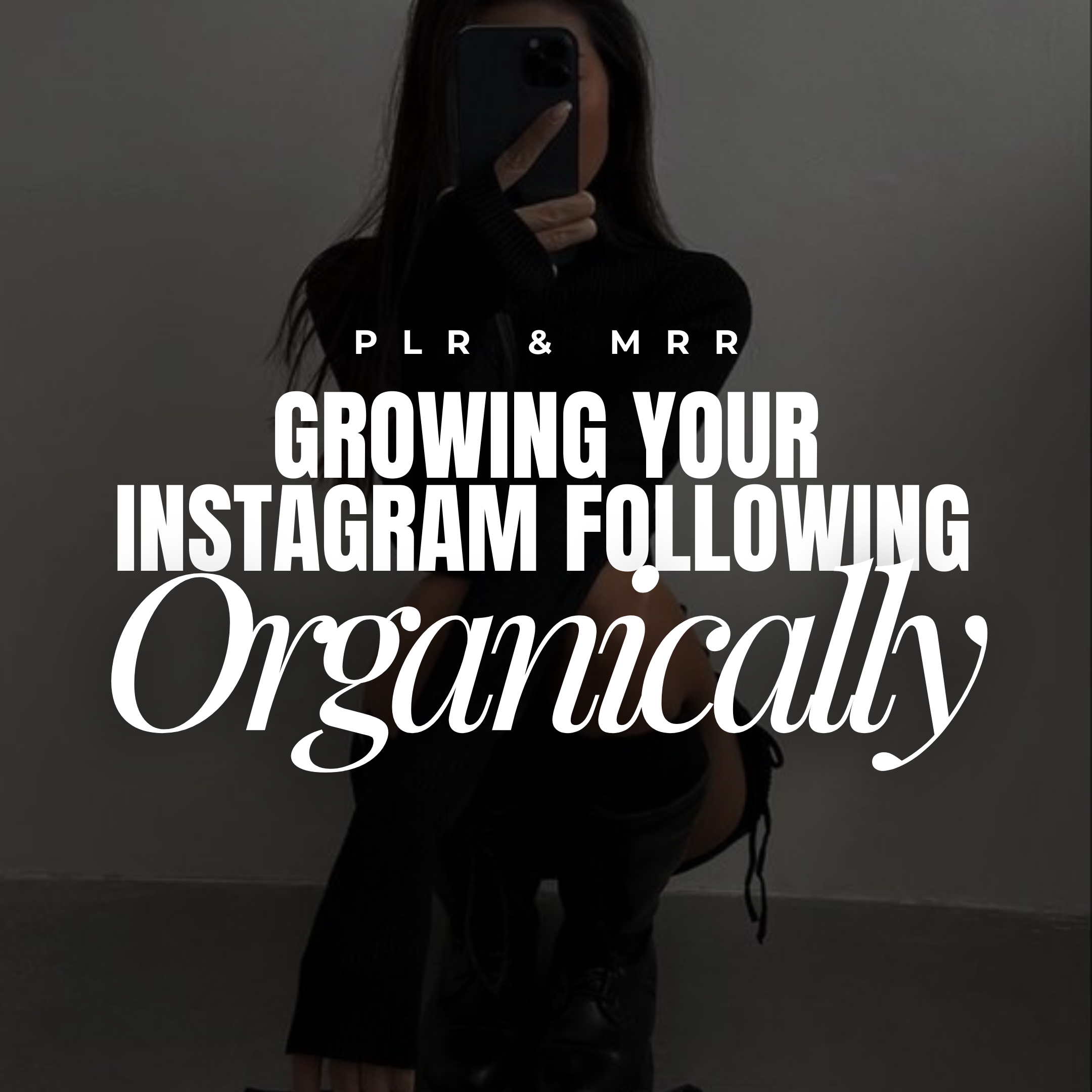 Growing Your Instagram Following Organically Ebook With MRR