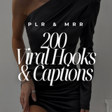 200 Viral Hooks Ebook With MRR